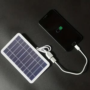 Solar Portable Charging Panel Outdoor Solar USB Charger Is Suitable For Outdoors